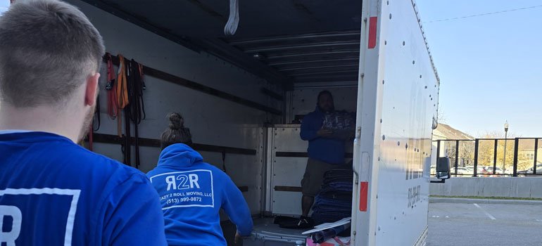 Middletown Movers 1 our middletown movers in a moving truck