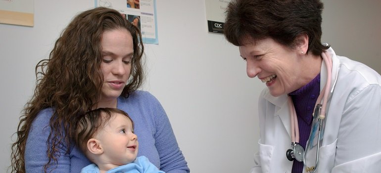 a nurse providing healthcare near Morrow Ohio