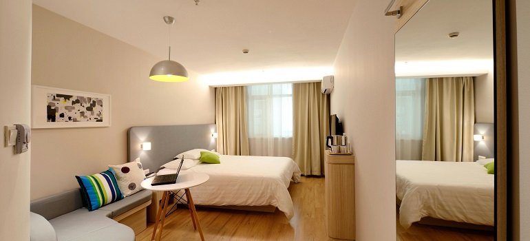 Modern furnished apartment unit under new apartment lease terms in Cincinnati.