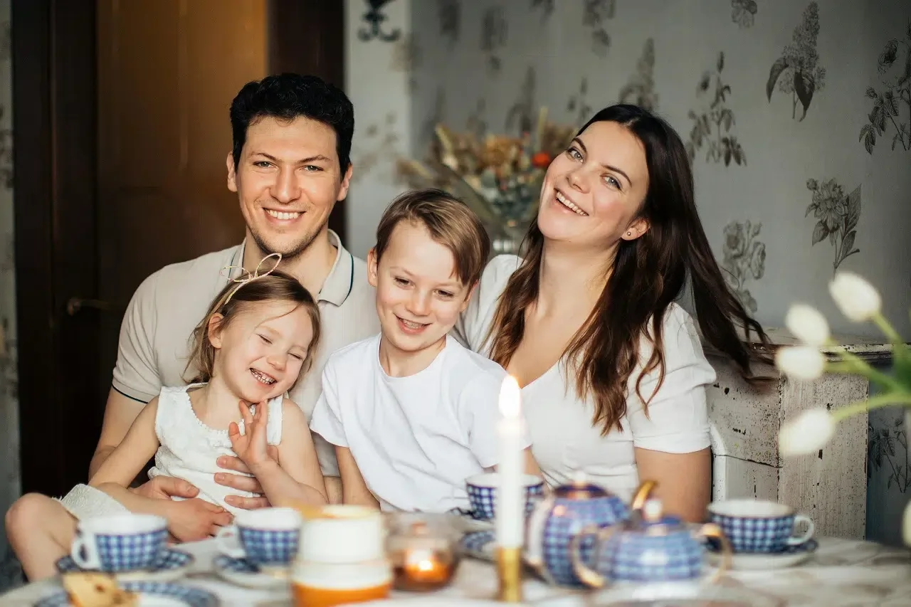a family dinner