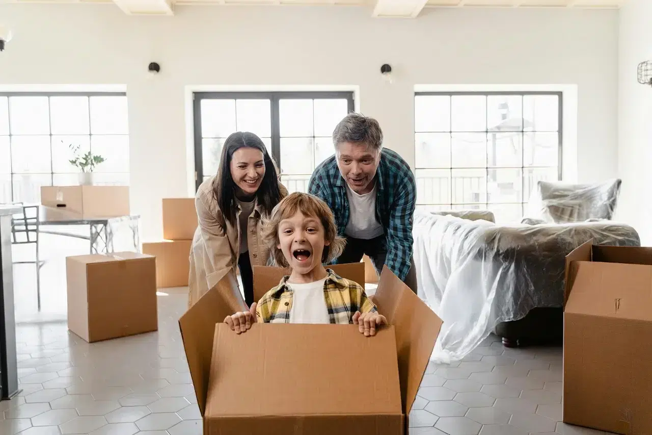people moving in after a family relocation to Middletown OH